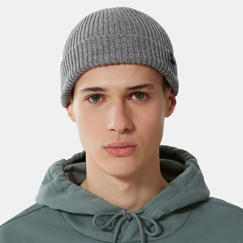 The North Face TNF Recycled Fisherman Beanie Mütze - Meliertes Grau - Image 3