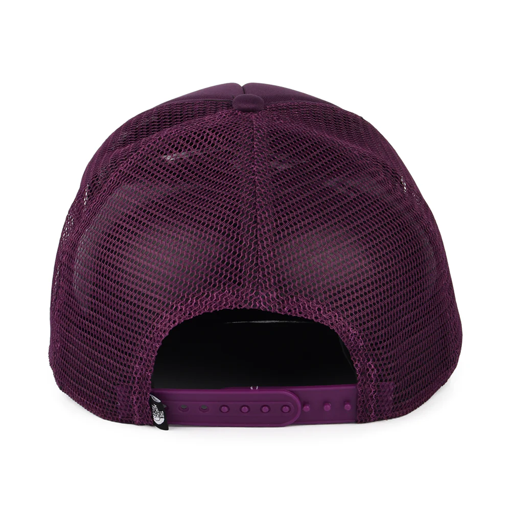 The North Face TNF Logo Deep Fit Trucker Cap - Lila-Schwarze Johannisbeere - Image 3
