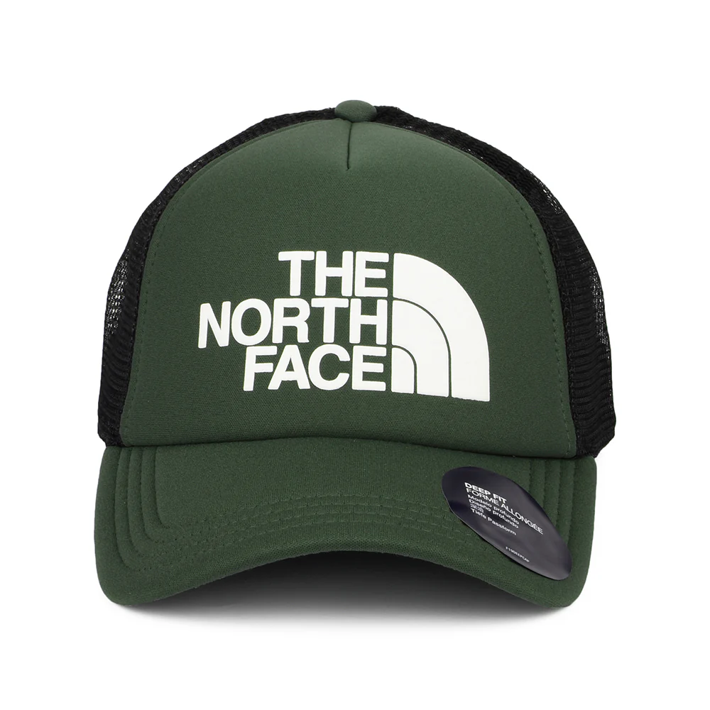 The North Face TNF Logo Deep Fit Trucker Cap - Thymian - Image 2