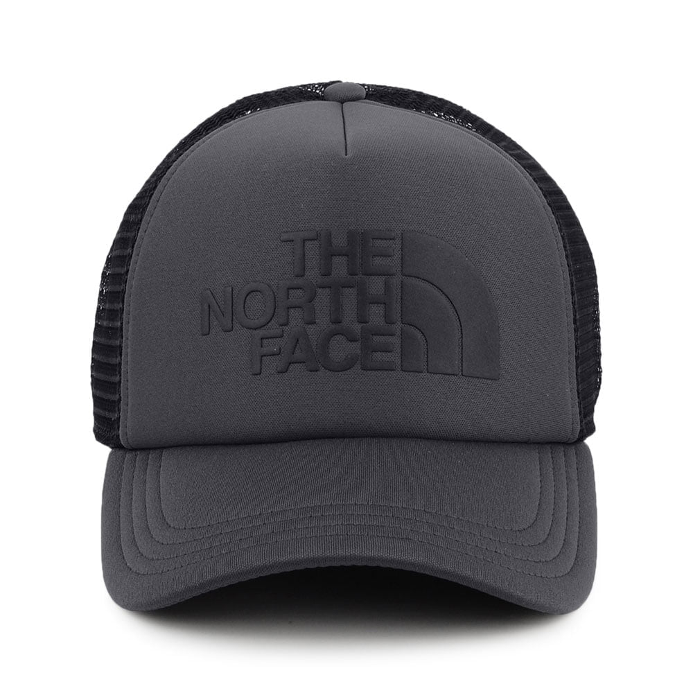 The North Face TNF Logo Deep Fit Trucker Cap - Grau-Schwarz - Image 2
