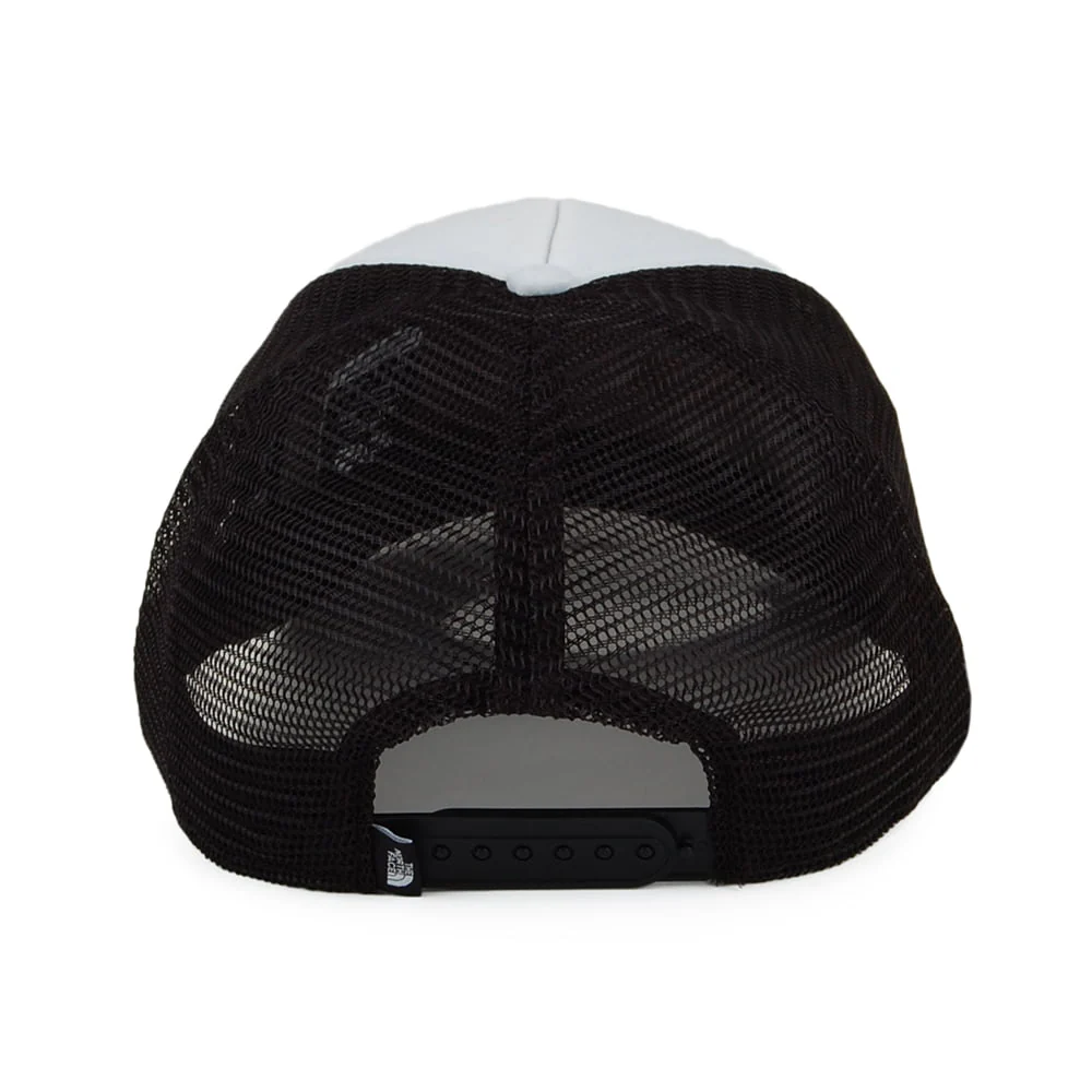 The North Face TNF Logo Deep Fit Trucker Cap - Pink-Weiß - Image 3