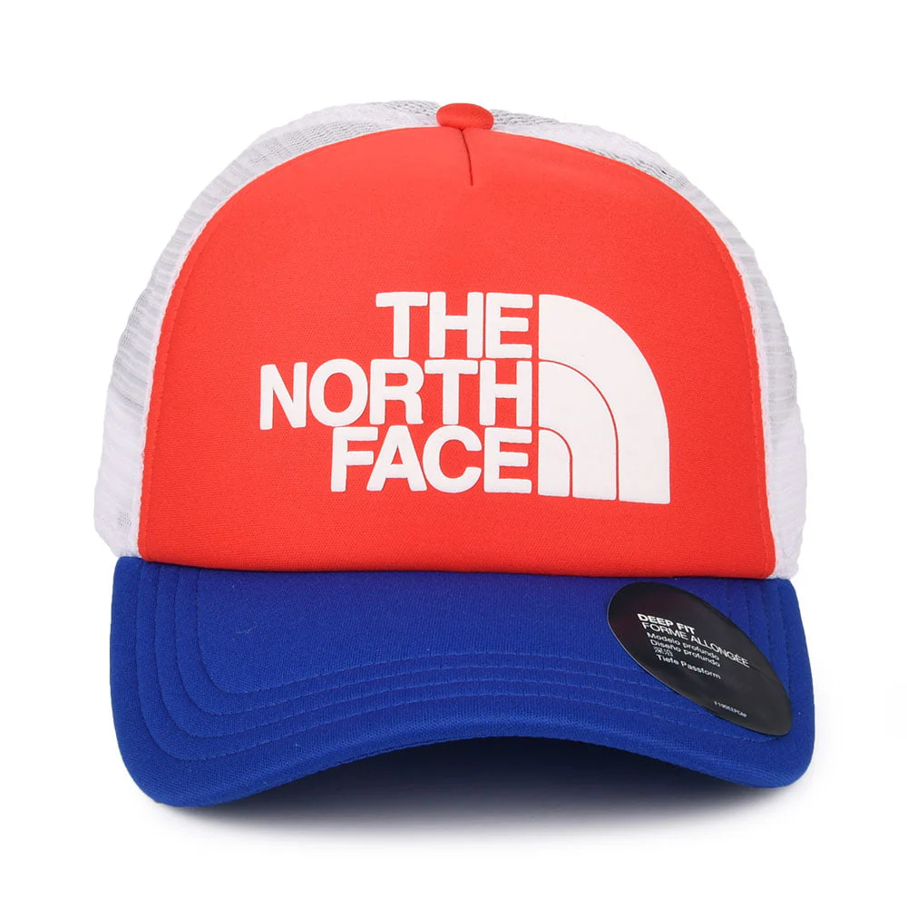 The North Face TNF Logo Deep Fit Trucker Cap - Rot-Blau - Image 2