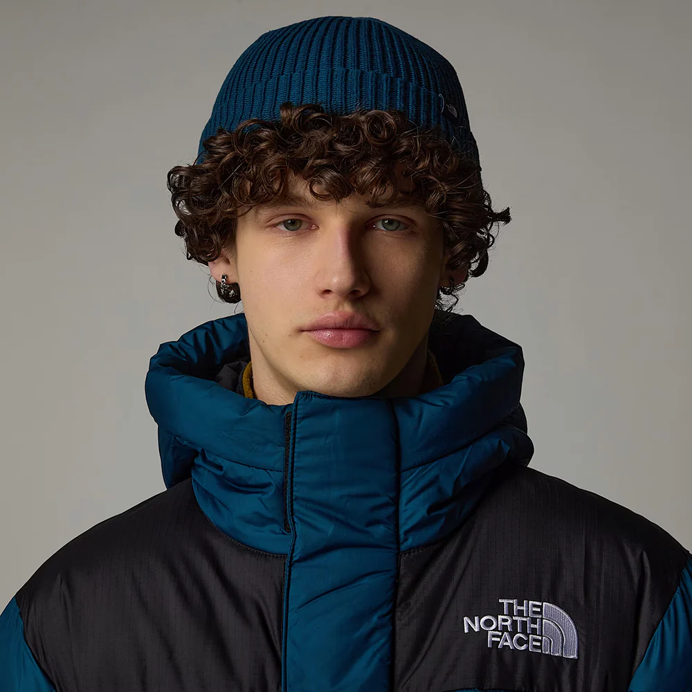 The North Face TNF II Recycled Fisherman Beanie Mütze - Petrol - Image 3