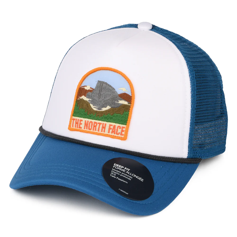 The North Face Valley Trucker Cap - Mittelblau-Weiß