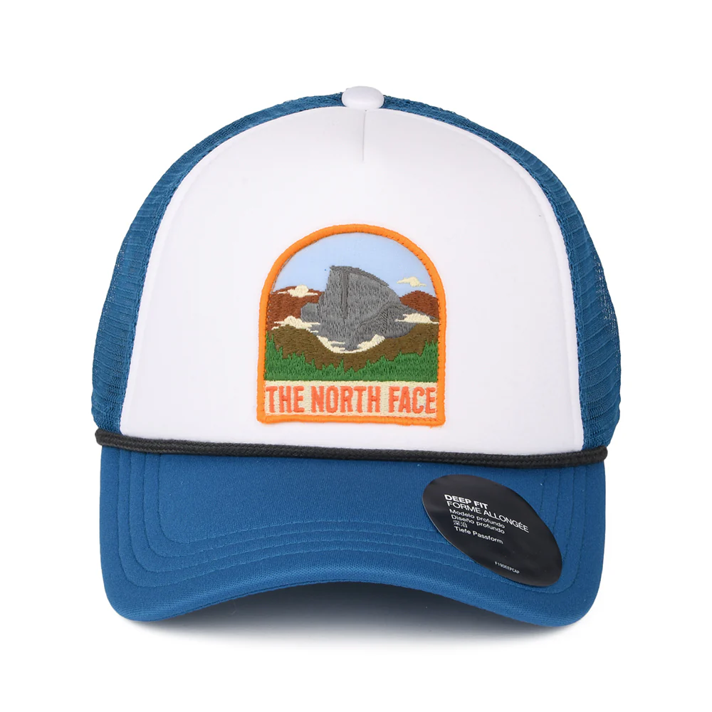 The North Face Valley Trucker Cap - Mittelblau-Weiß - Image 2