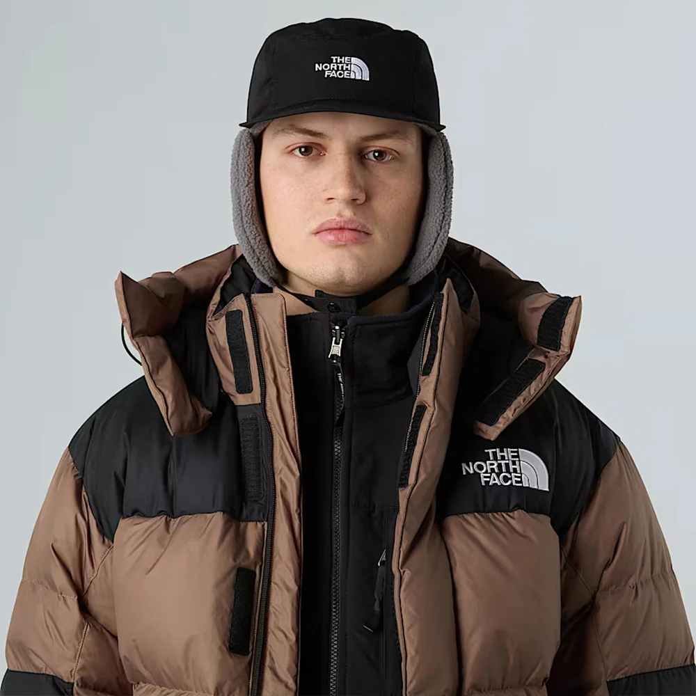 The North Face Yumiori Wasserabweisender 5 Paneelen Cap mit Ohrenklappen - Schwarz-Grau - Image 3