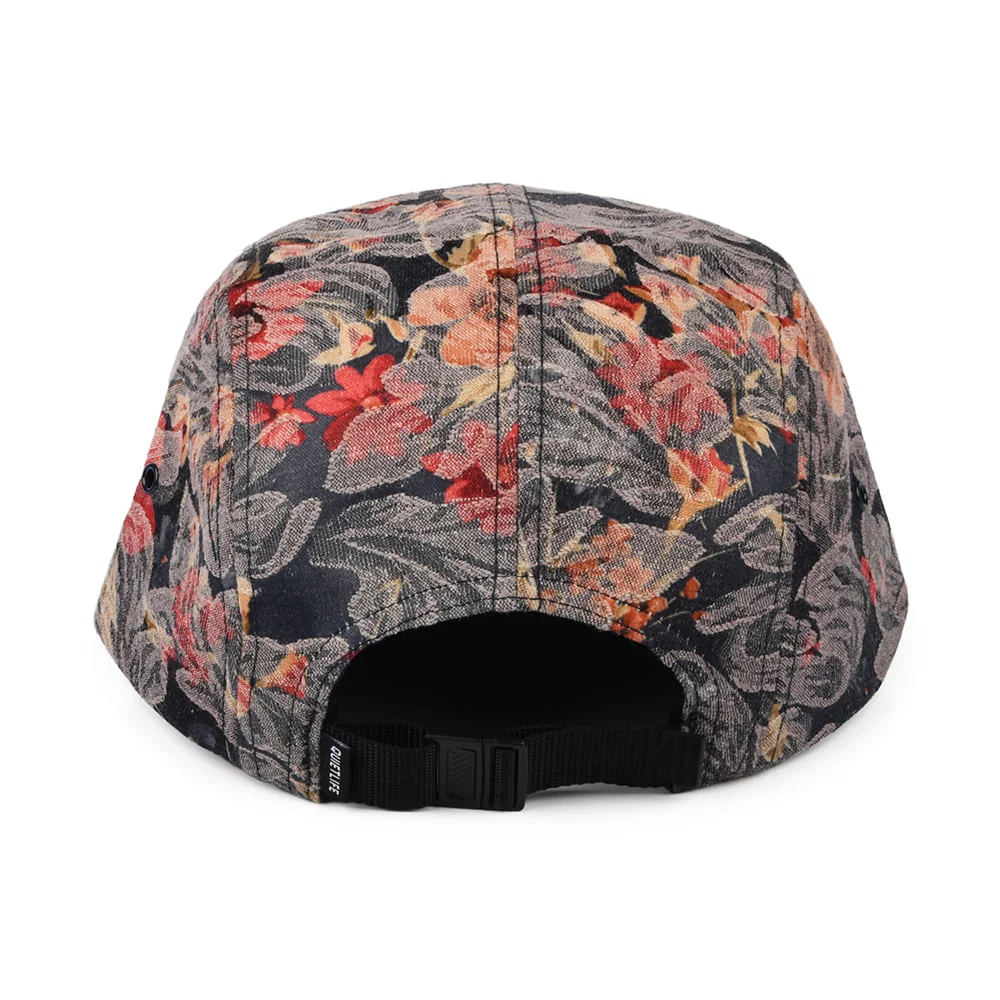 The Quiet Life Denim Baroque 5 Paneelen Cap - Blumen - Image 3