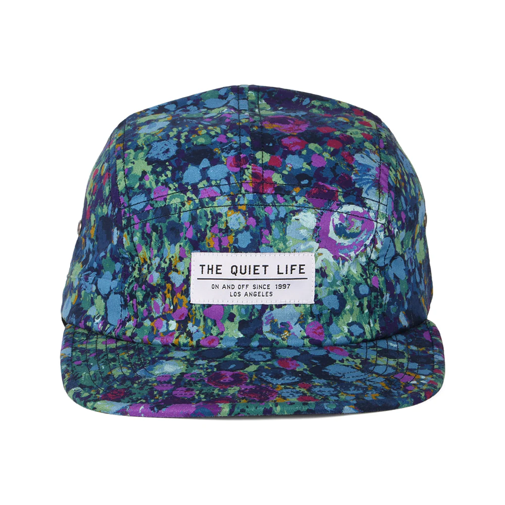 The Quiet Life Monet 5 Paneelen Cap Floral - Blau-Grün-Lila - Image 2