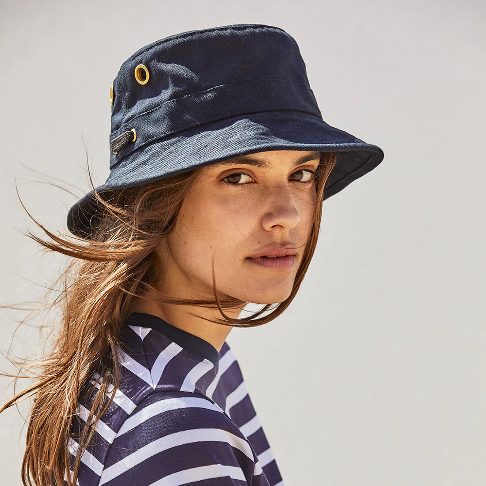 Tilley Iconic T1 Sonnenhut aus Cotton Duck - Marineblau - Image 2