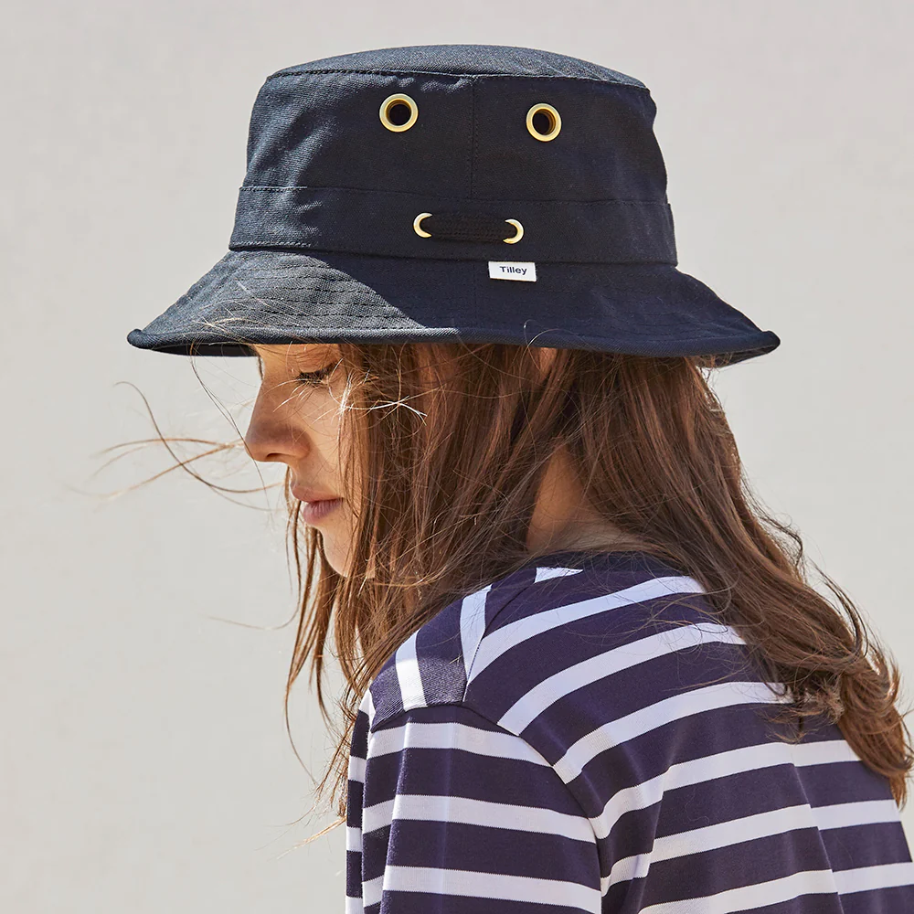 Tilley Iconic T1 Sonnenhut aus Cotton Duck - Marineblau - Image 4