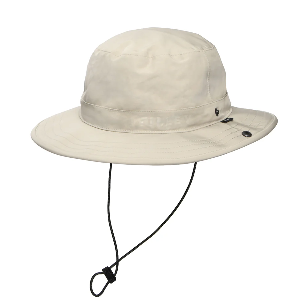 Tilley Seam-Sealed Wasserabweisende Regenhut - Steingrau
