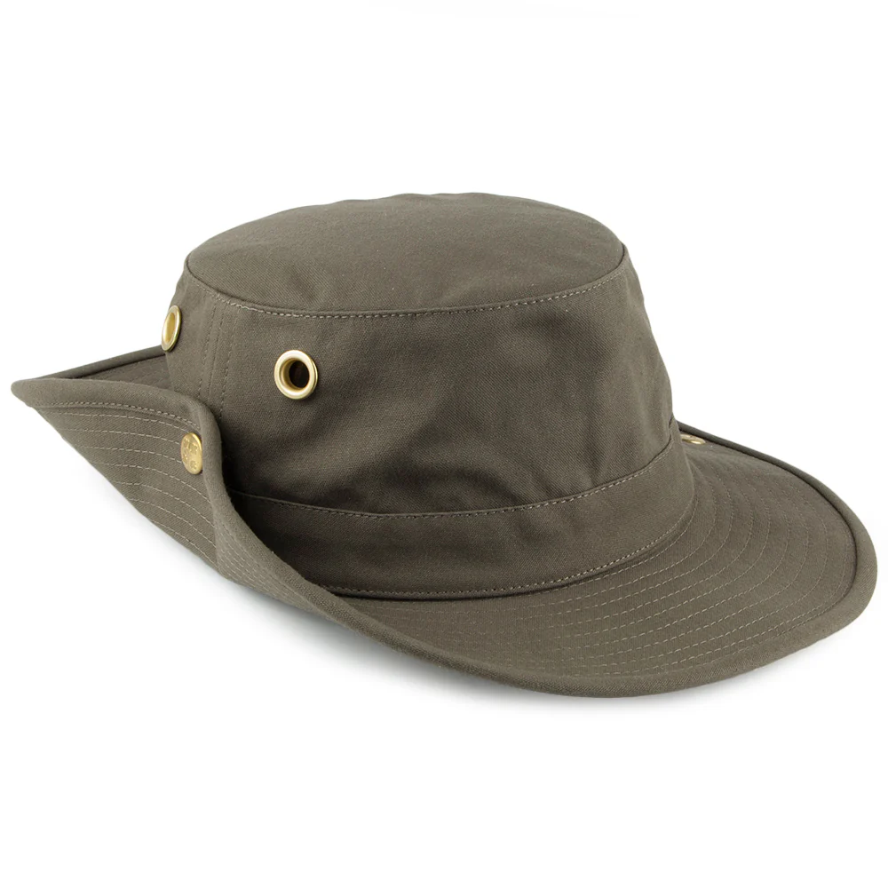Tilley Classic T3 Knautschbarer Sonnenhut - Olivgrün