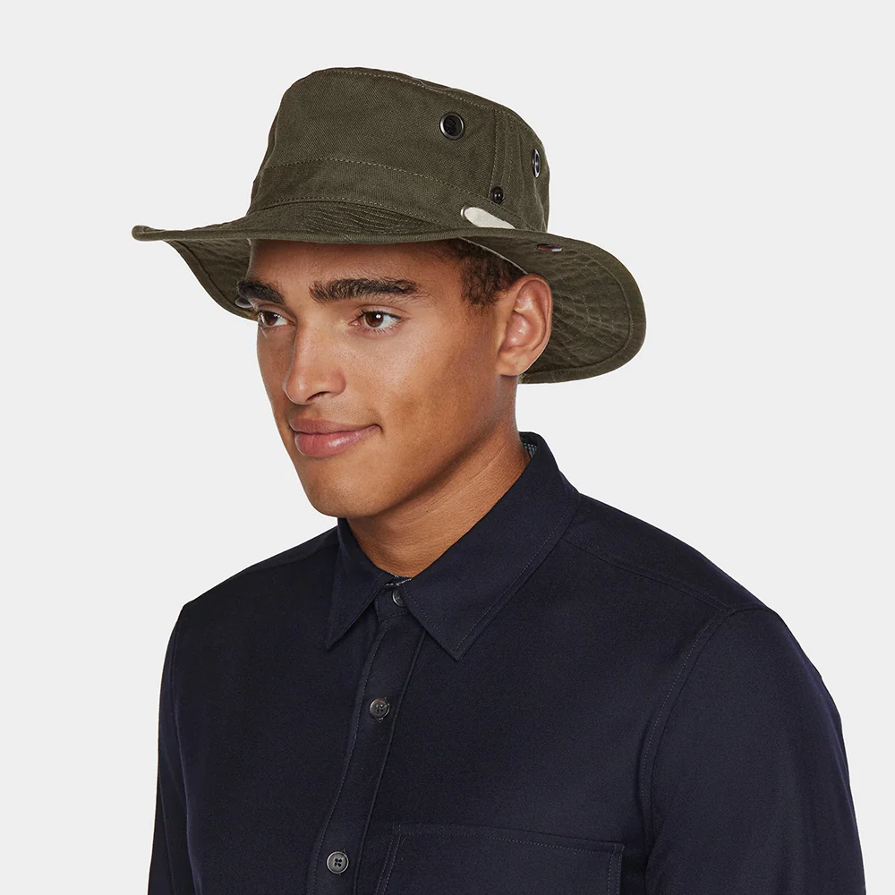 Tilley T3 Wanderer Packbarer Sonnenhut - Olivgrün - Image 3
