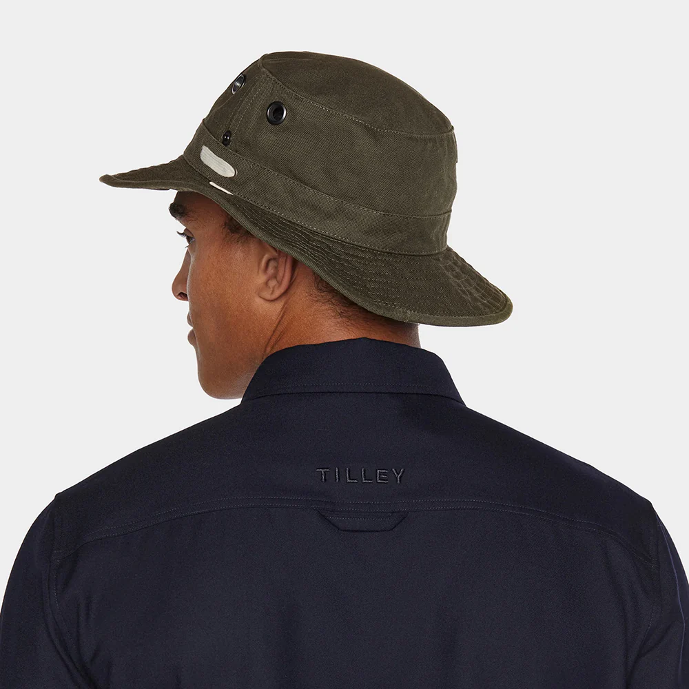 Tilley T3 Wanderer Packbarer Sonnenhut - Olivgrün - Image 4