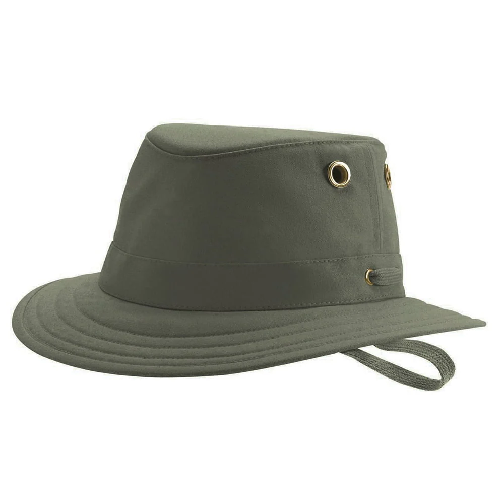 Tilley The Authentic T5 Knautschbarer Sonnenhut - Olivgrün