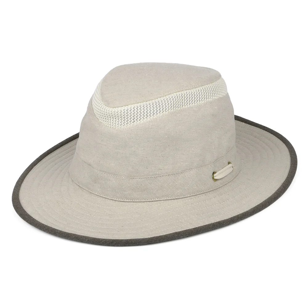 Tilley TMH55 Packbarer Mash Up Sonnenhut aus Baumwolle & Hanf - Sand