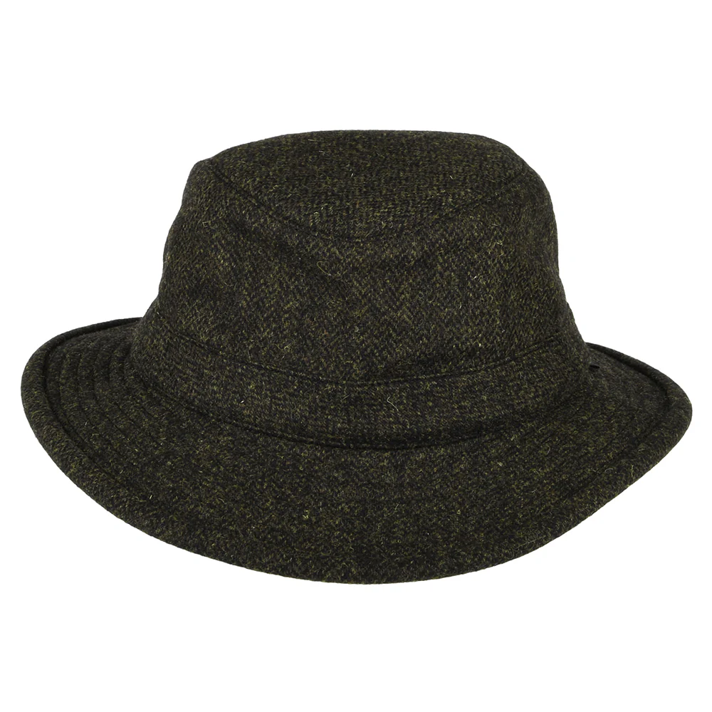 Tilley TTW2 Tec - Wool Hut mit Fischgrätmuster - Olivgrün - Image 3