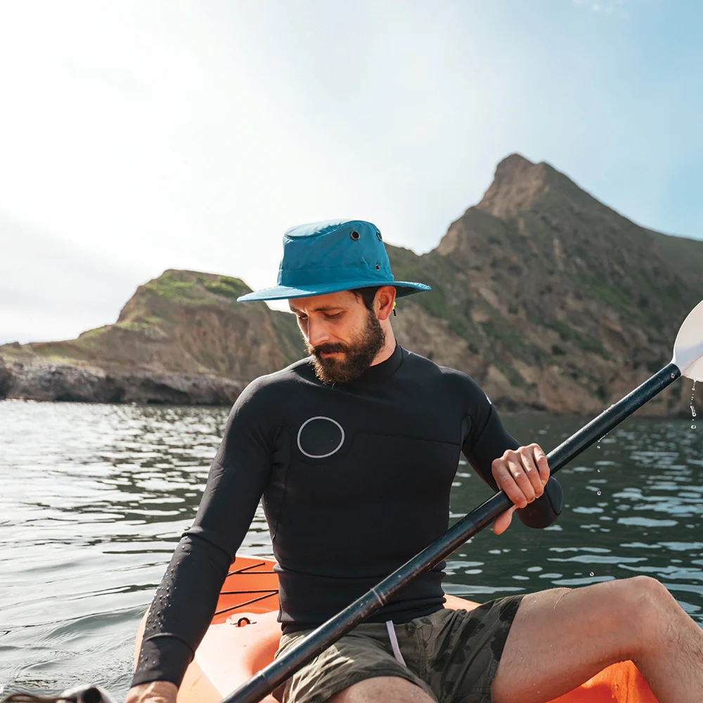 Tilley TWS1 Paddlers Packbarer Sonnenhut - Blau - Image 4