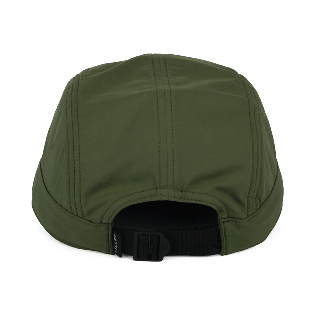 Tilley Ultralight Sun Shield 5 Paneelen Cap - Olivgrün - Image 4