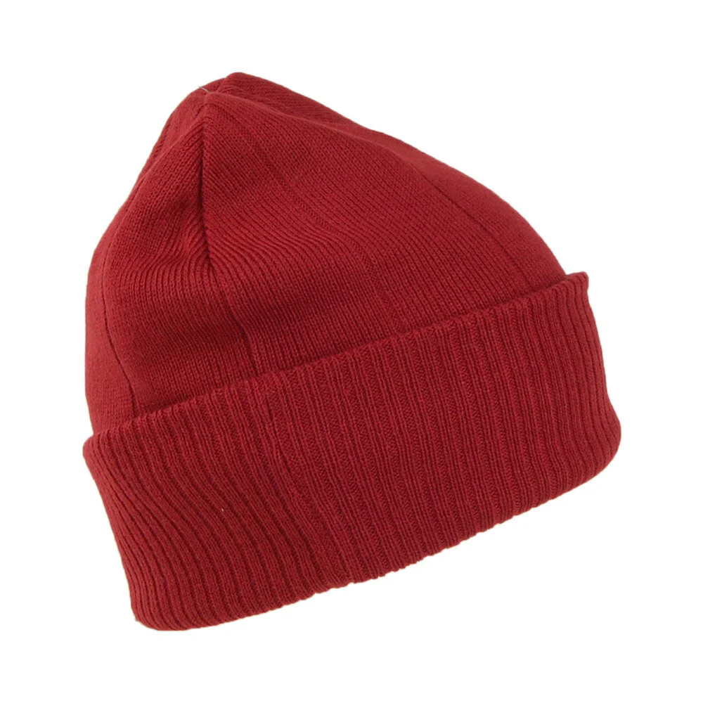 Timberland Beanie Mütze Wendbare Gerippt - Weinrot - Image 2