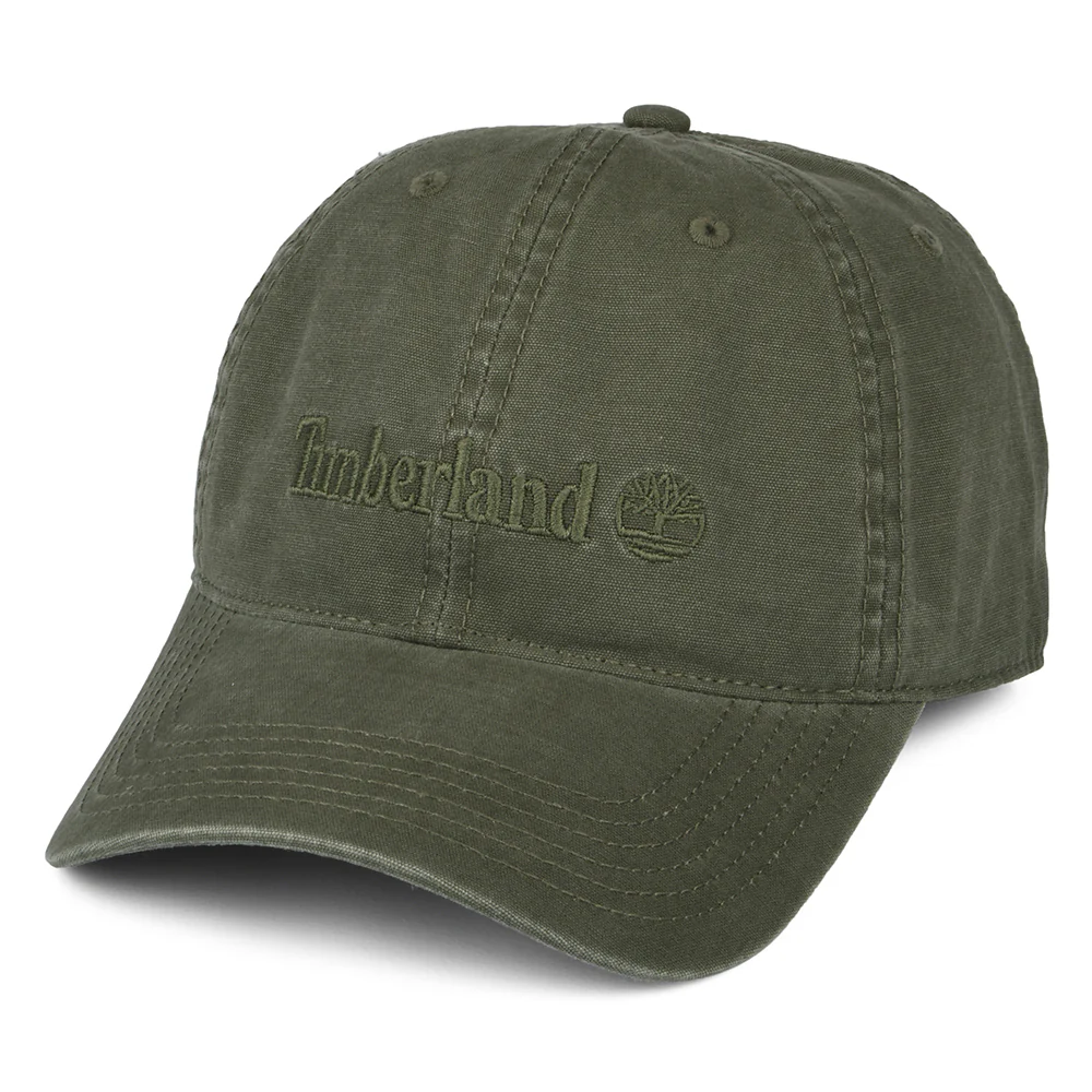 Timberland Cooper Hill Baseball Cap aus Baumwoll-Canvas - Dunkelolivgrün