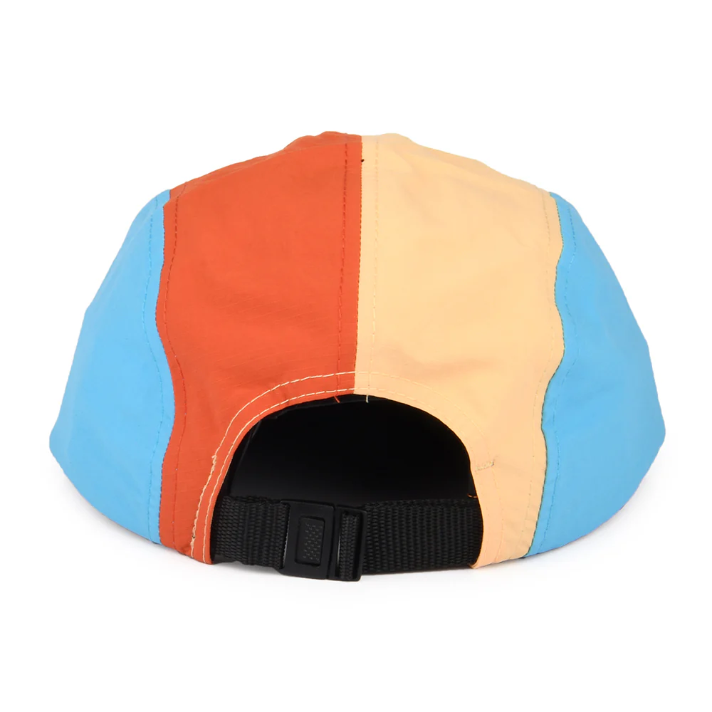 Timberland Farbblock 5 Paneelen Cap - Schwarz-Orange-Hellblau - Image 3