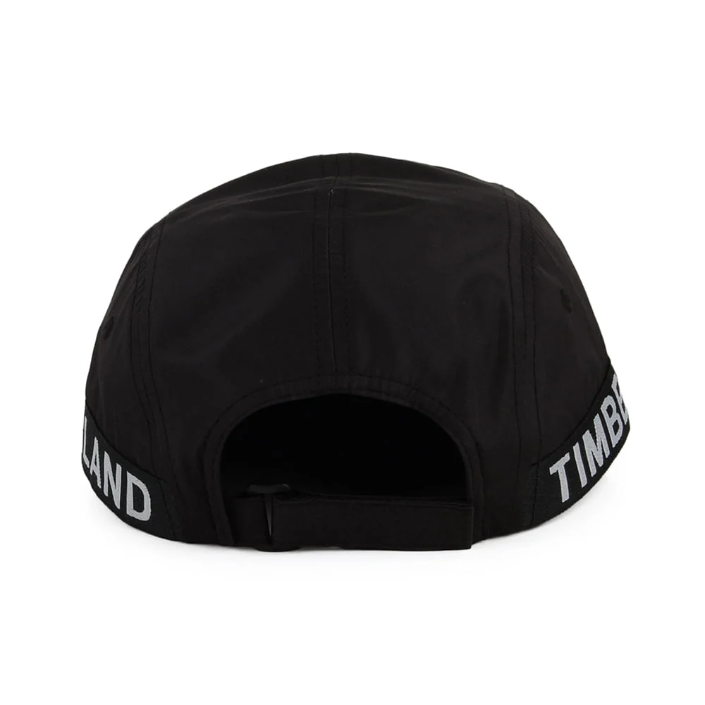 Timberland Jacquard Logo 5 Paneelen Cap - Schwarz - Image 5