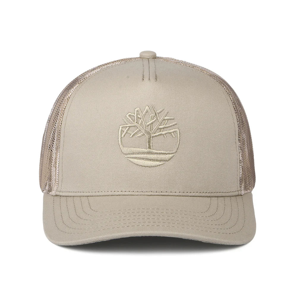 Timberland Printed Camouflage Mesh Trucker Cap - Beige - Image 2