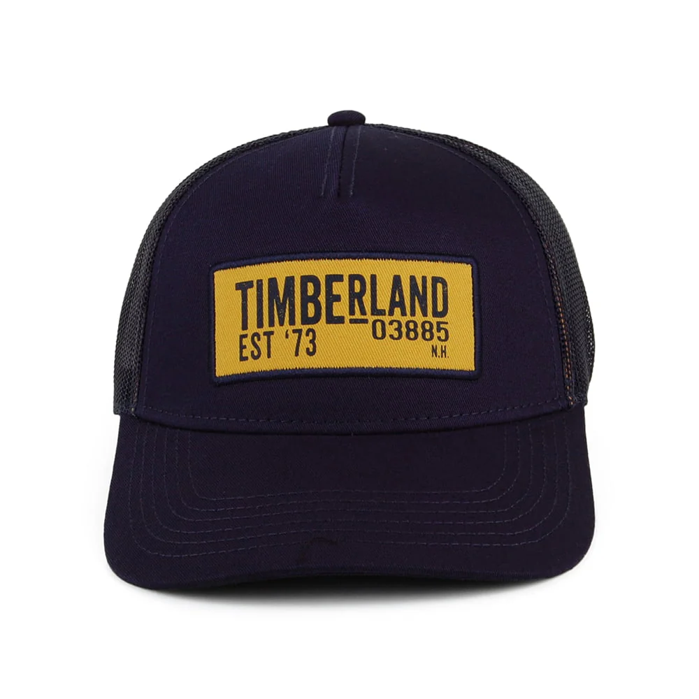 Timberland Printed Logo Patch Trucker Cap - Marineblau - Image 2