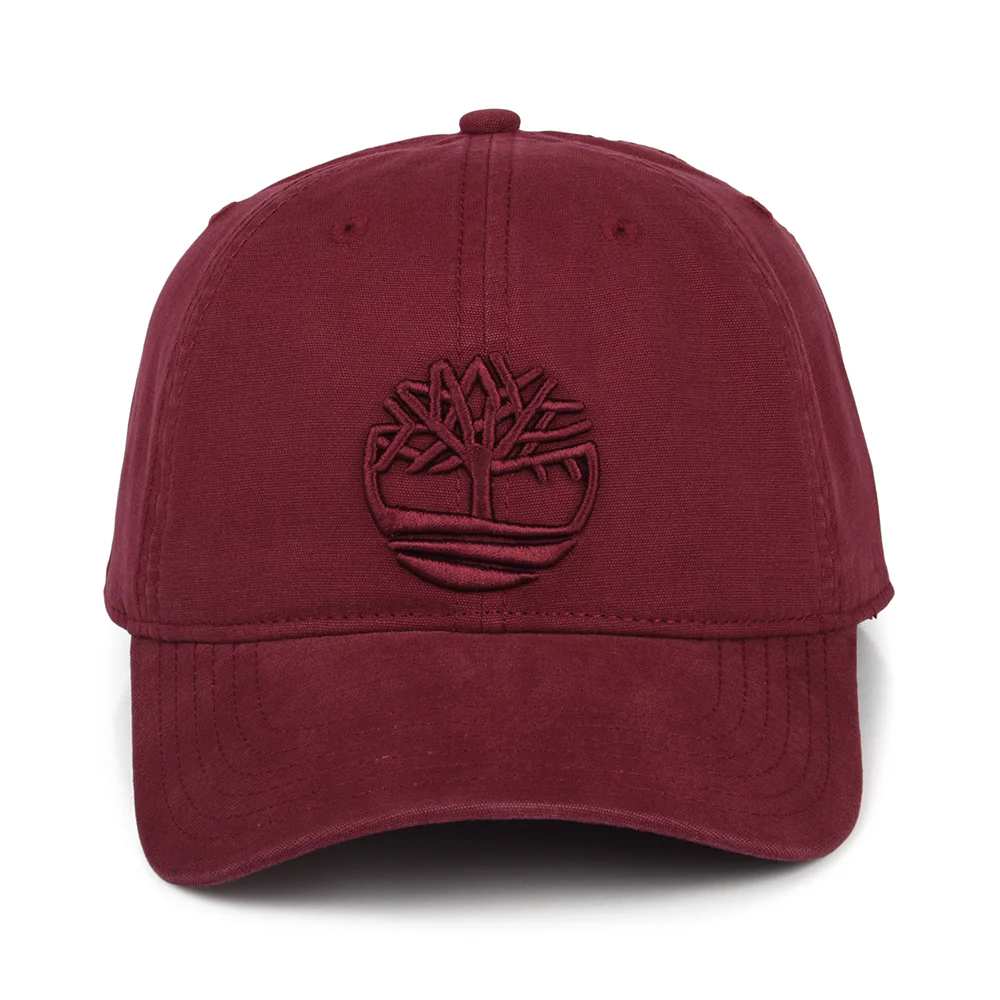 Timberland Soundview Baseball Cap aus Baumwoll-Canvas - Burgunderrot - Image 2