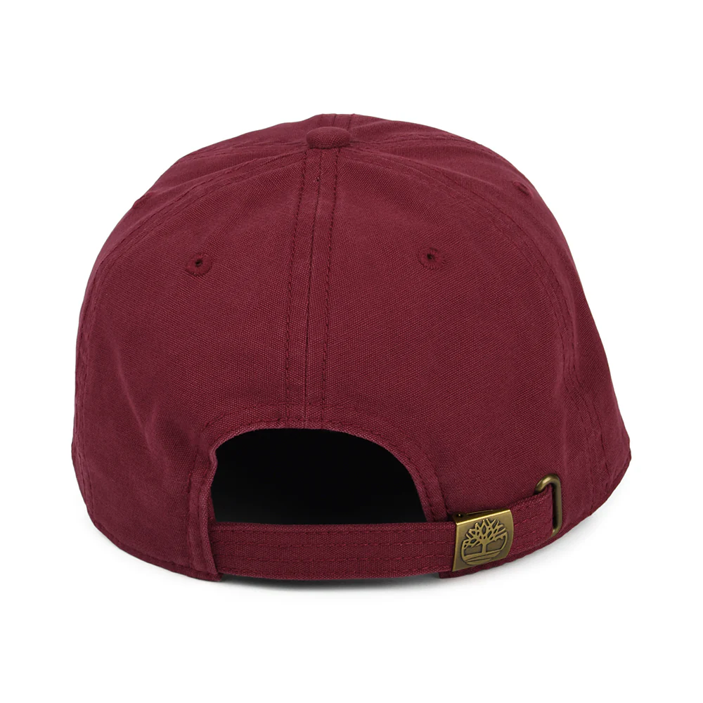 Timberland Soundview Baseball Cap aus Baumwoll-Canvas - Burgunderrot - Image 3
