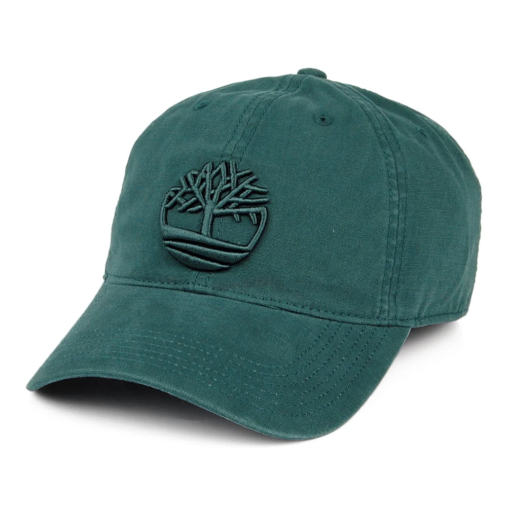 Timberland Soundview Baseball Cap aus Baumwoll-Canvas - Meergrün
