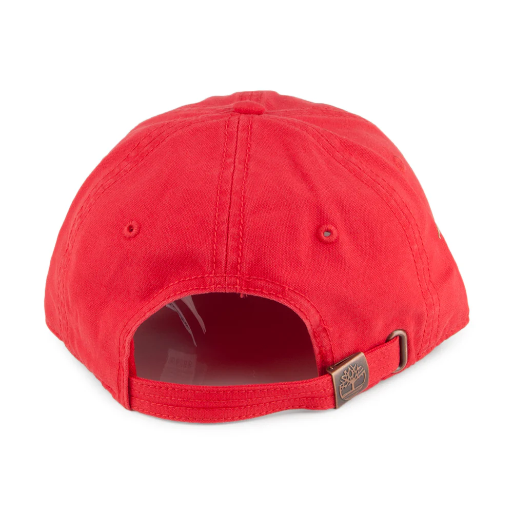 Timberland Soundview Baseball Cap aus Baumwoll-Canvas - Rot - Image 3