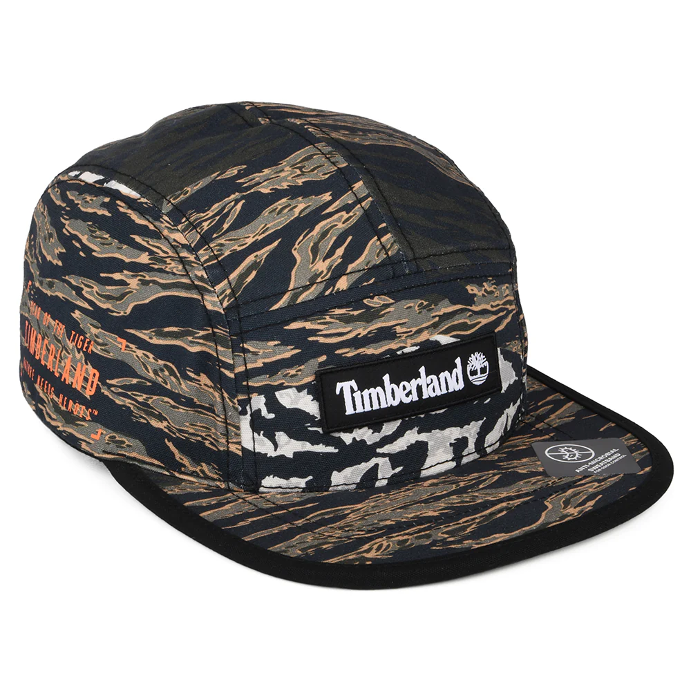 Timberland Spring Grove 5 Paneelen Cap Tiger Print - Tarnfarben - Image 3