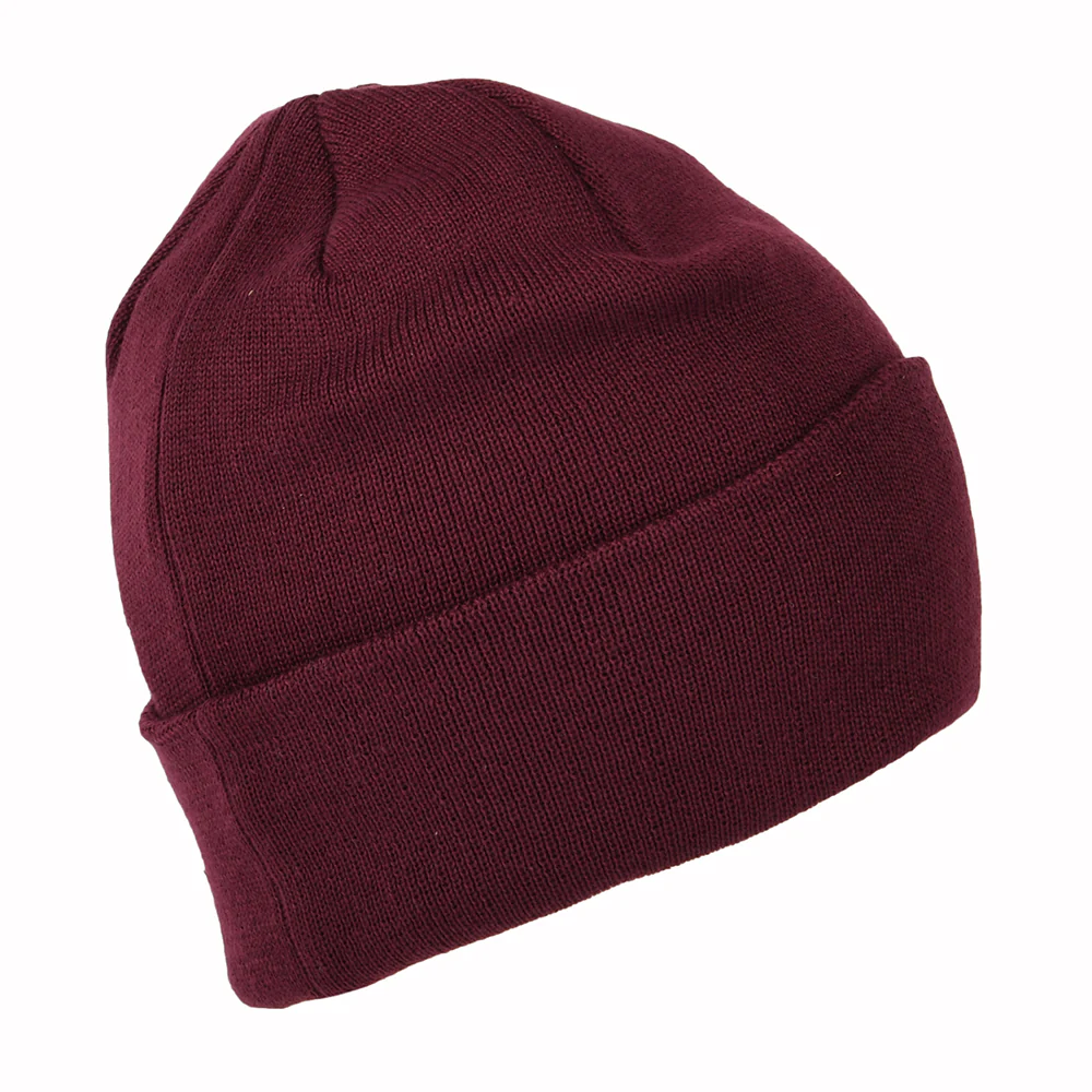 Timberland Tonal 3D Stickerei Recycled Beanie Mütze - Portwein - Image 2