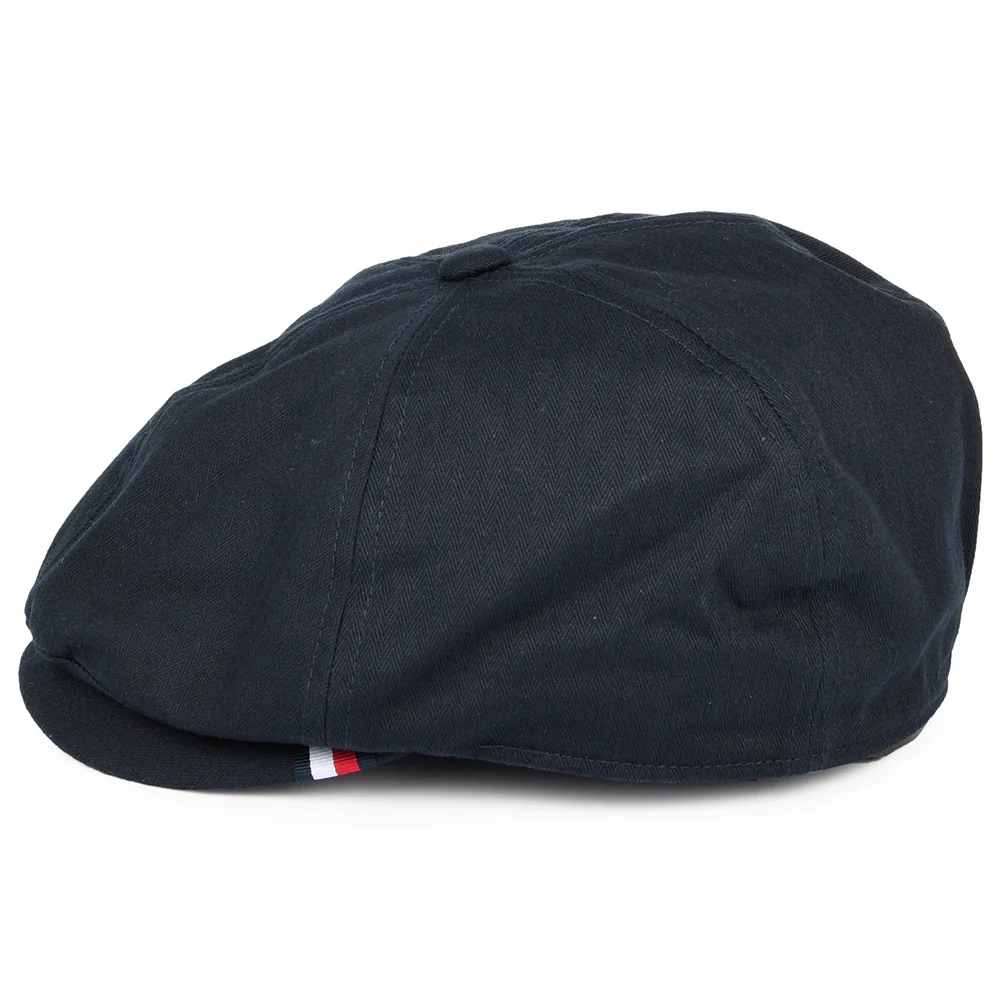 Tommy Hilfiger Ballonmütze mit Fischgrätmuster aus Baumwolle - Dunkles Marineblau - Image 3