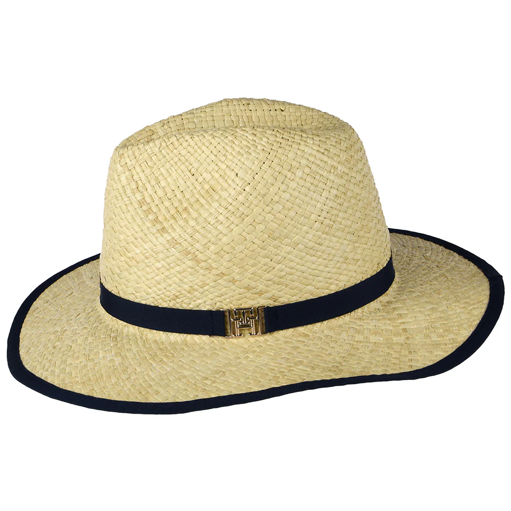 Tommy Hilfiger Beach Sommer Fedora Hut aus Stroh - Natur - Image 2