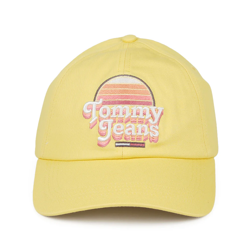 Tommy Hilfiger Damen Item Retro Logo Baseball Cap - Gelb - Image 2