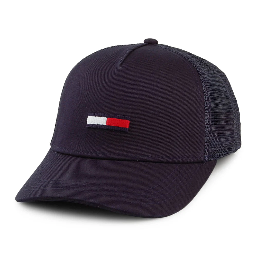 Tommy Hilfiger Flag Trucker Cap - Dunkles Marineblau
