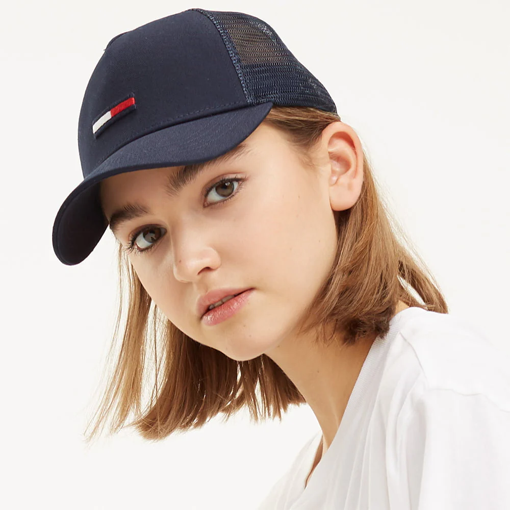 Tommy Hilfiger Flag Trucker Cap - Dunkles Marineblau - Image 4