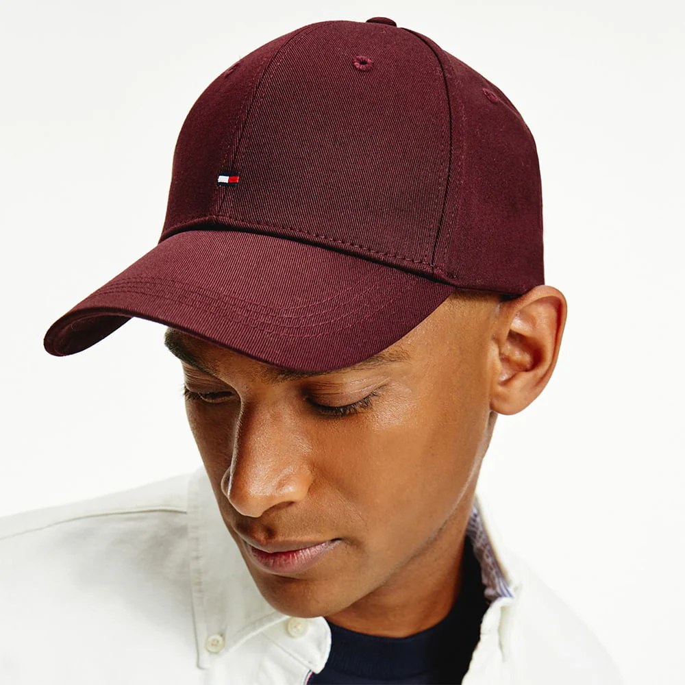 Tommy Hilfiger Klassische Baseball Cap - Burgunderrot - Image 4