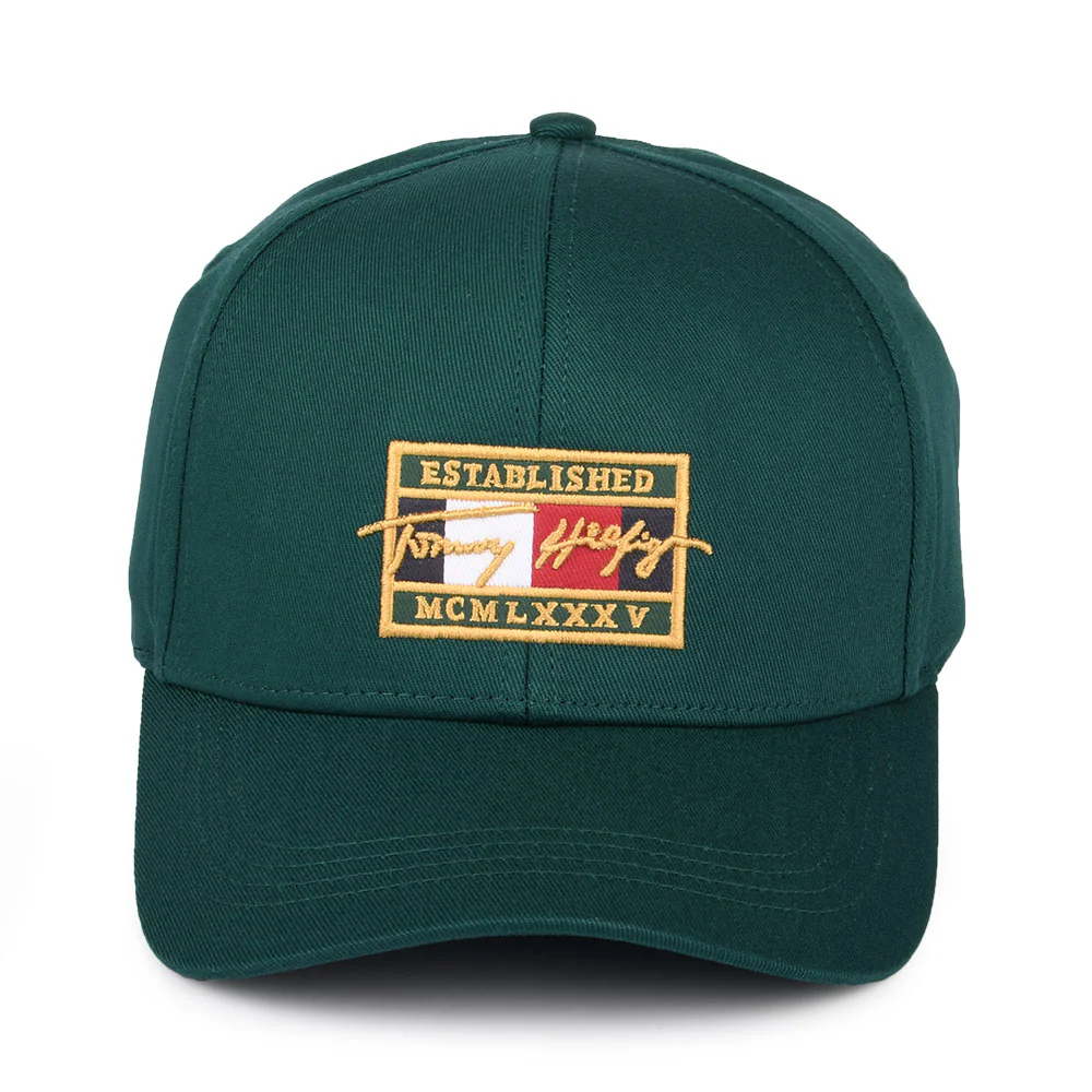 Tommy Hilfiger TH Patch Signature Baseball Cap - Flaschengrün - Image 2