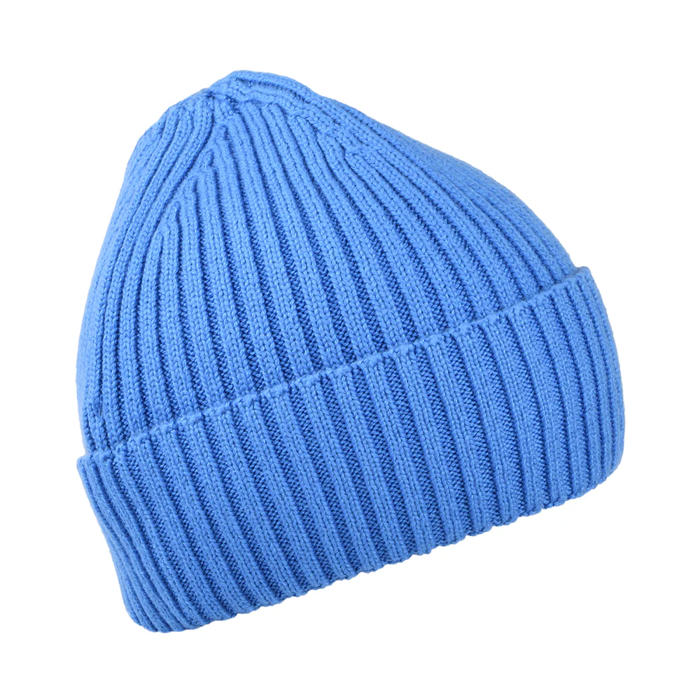 Tommy Hilfiger TJM Basic Rib Gerippte Beanie Mütze - Blau - Image 2