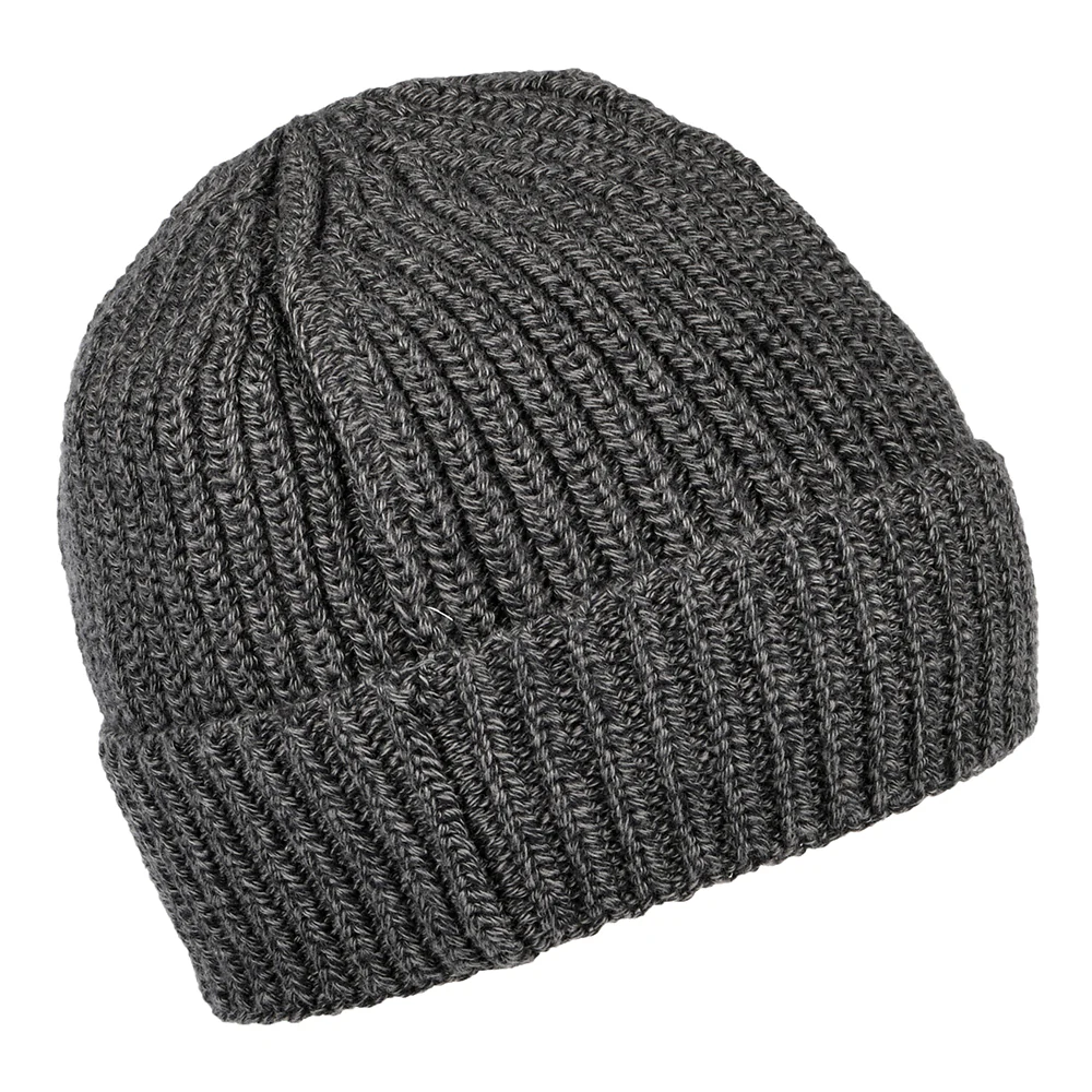 Tommy Hilfiger TJM Basic Rib Gerippte Beanie Mütze - Dunkelgrau - Image 2