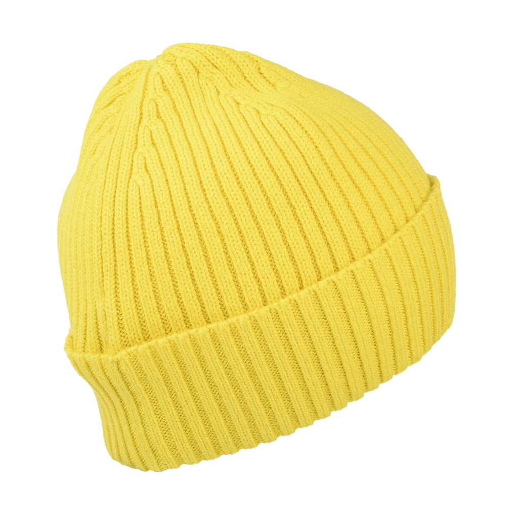 Tommy Hilfiger TJM Basic Rib Gerippte Beanie Mütze - Gelb - Image 2