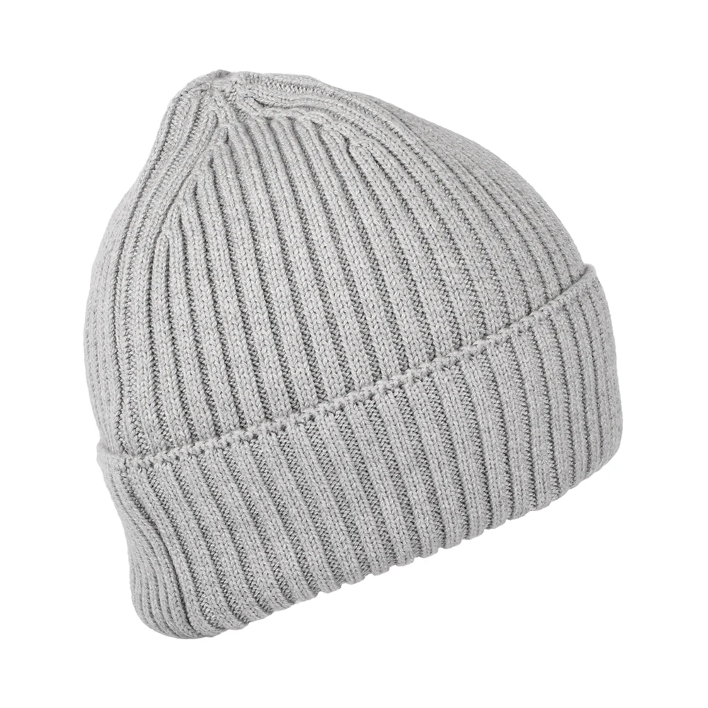 Tommy Hilfiger TJM Basic Rib Gerippte Beanie Mütze - Meliertes Grau - Image 2