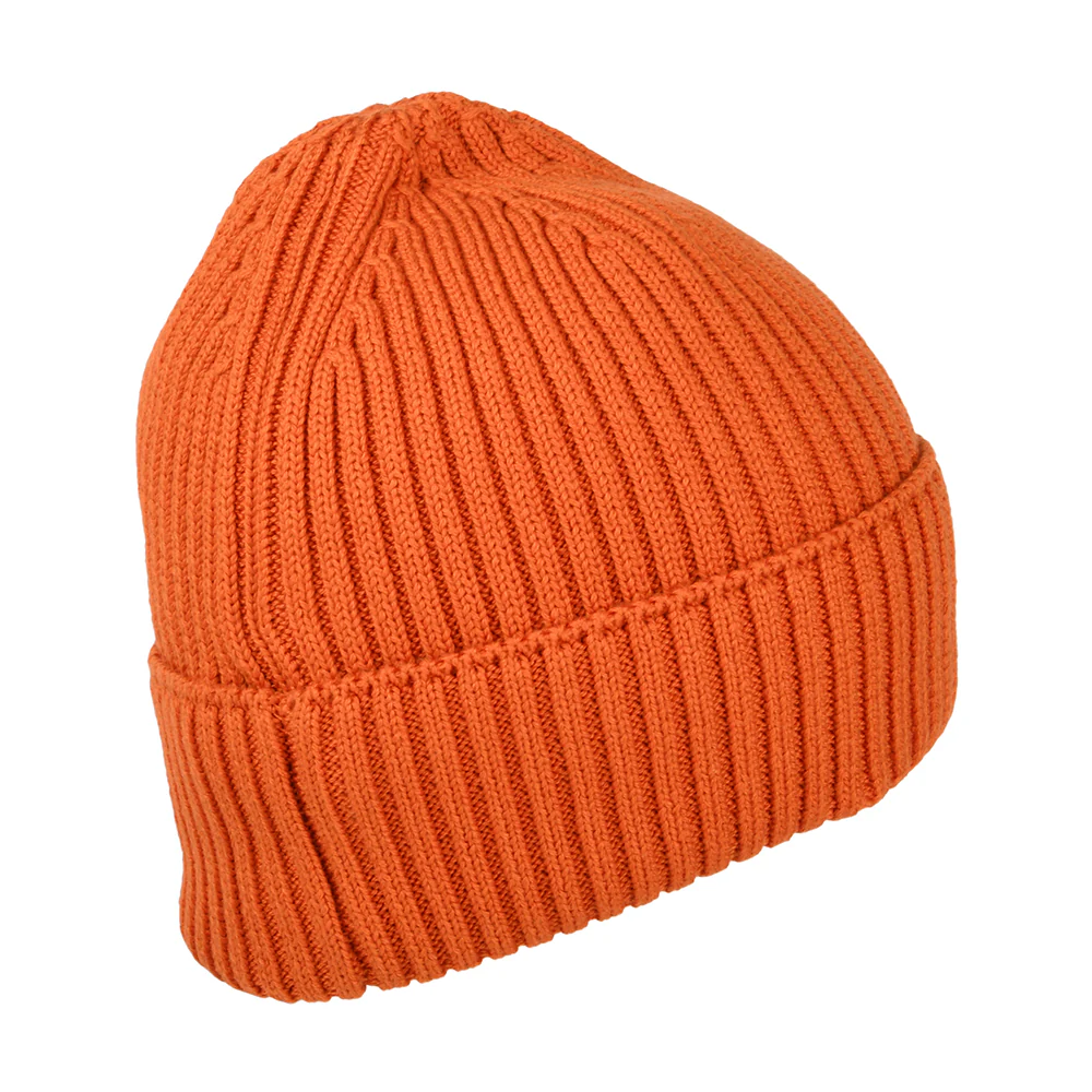 Tommy Hilfiger TJM Basic Rib Gerippte Beanie Mütze - Orange - Image 2