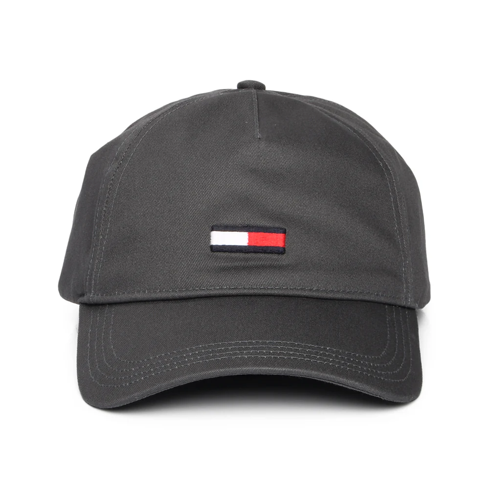 Tommy Hilfiger TJM Elongated Flag Baseball Cap - Dunkelgrau - Image 2