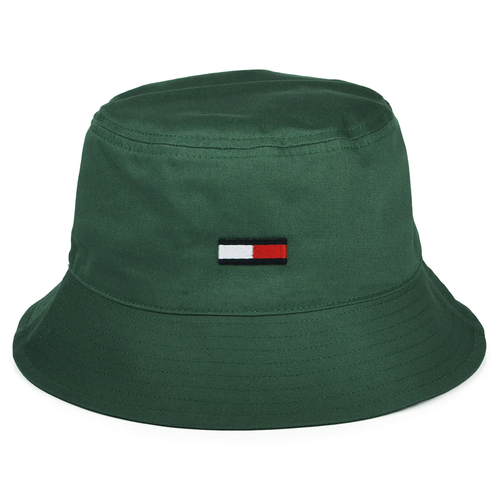 Tommy Hilfiger TJM Flag Fischerhut aus organischer Baumwolle - Salbeigrün - Image 2