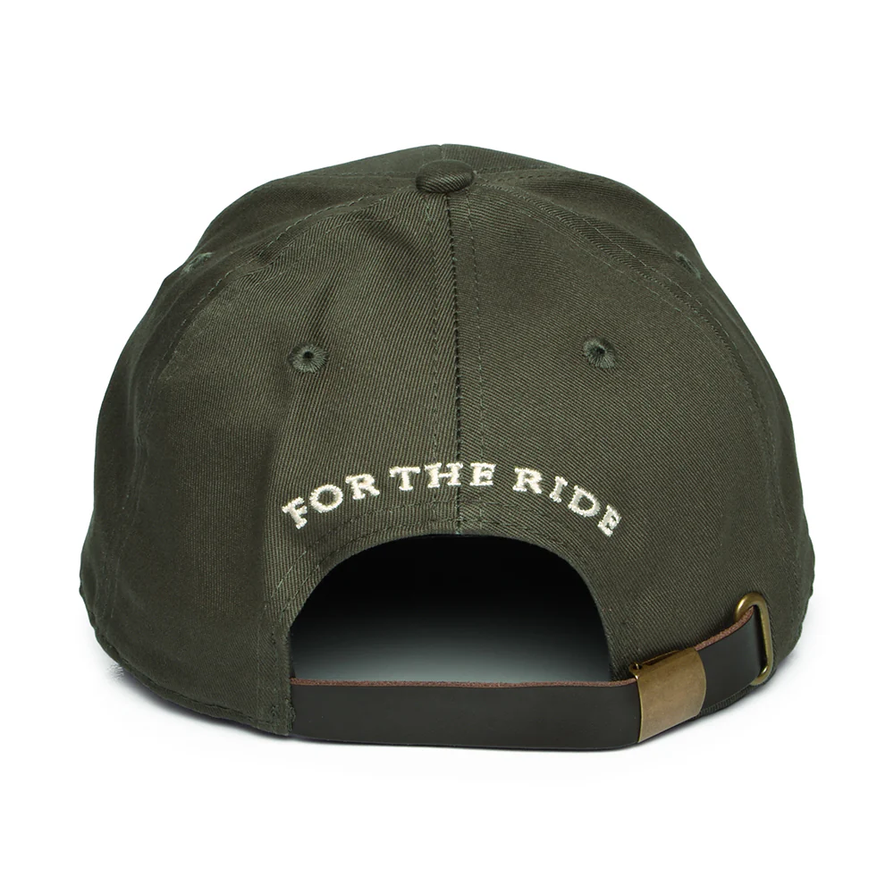Triumph Motorcycles Forecourt Baseball Cap aus Baumwolle - Dunkelolivgrün - Image 3